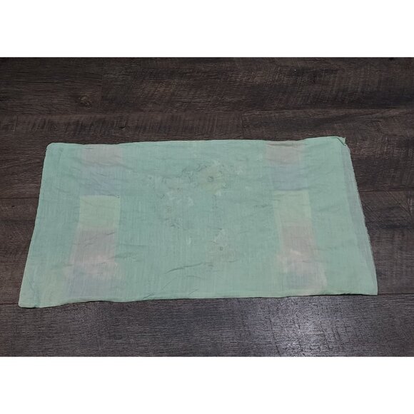 Pillow Case Cover 1950s Hand Embroidered Floral Baby Nursery 22" - Picture 2 of 13